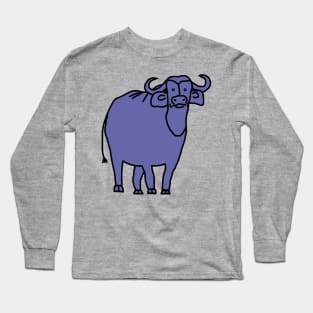 Very Peri Periwinkle Blue Ox Color of the Year 2022 Long Sleeve T-Shirt